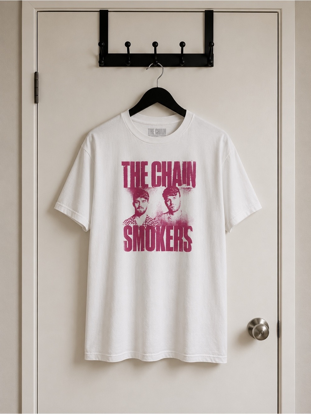 TORRID The Chain Smokers Graphic Tee - White with Pink Print